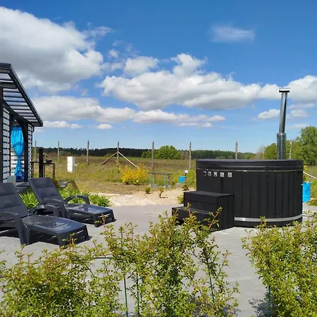 Letniskowy - Lesna Chmurka - Sauna, Bania Tatil Evi Cewice