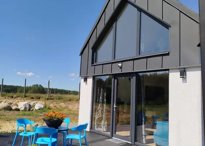 Letniskowy - Lesna Chmurka - Sauna, Bania Tatil Evi Cewice